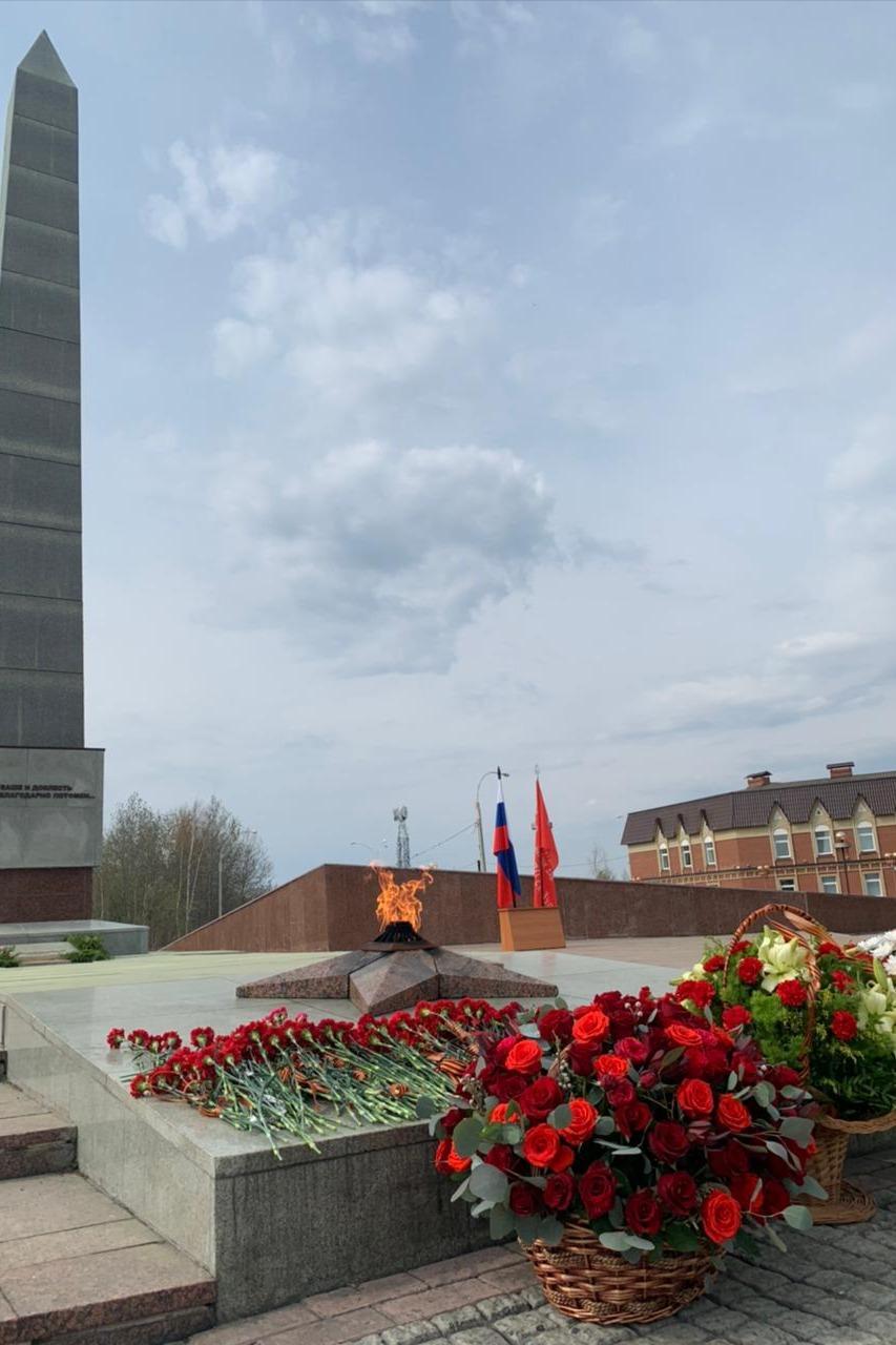 Корзина на возложение 9 мая