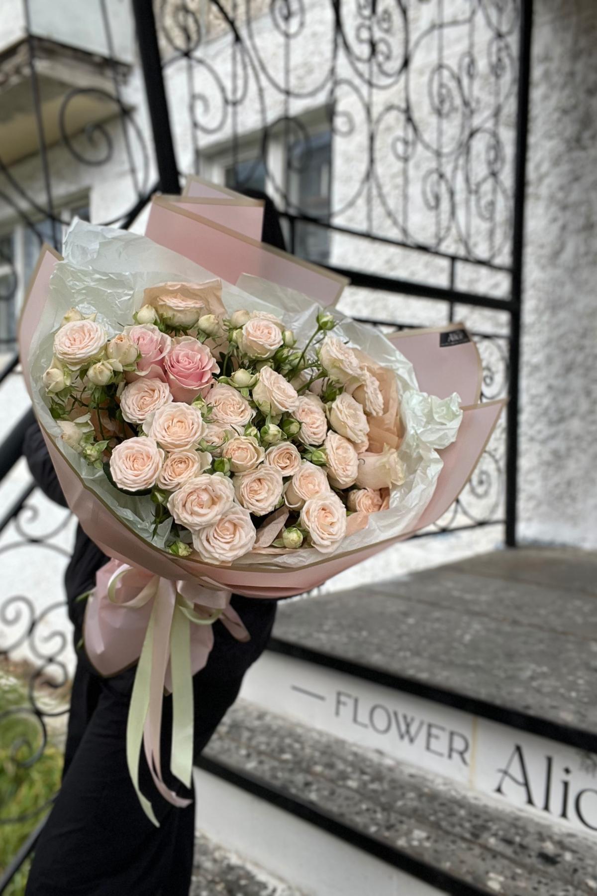 Монобукет из роз